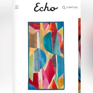Echo Abstract Art Gallery Scarf